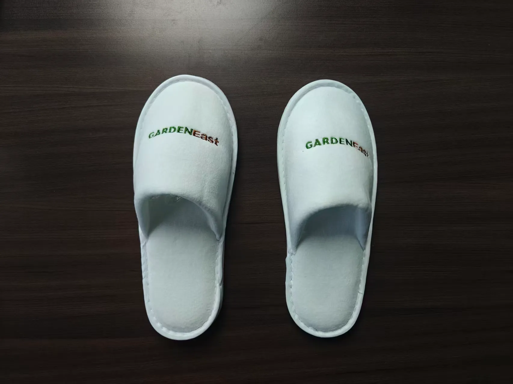 custom packaging logo disposable slippers USA individual wrapped