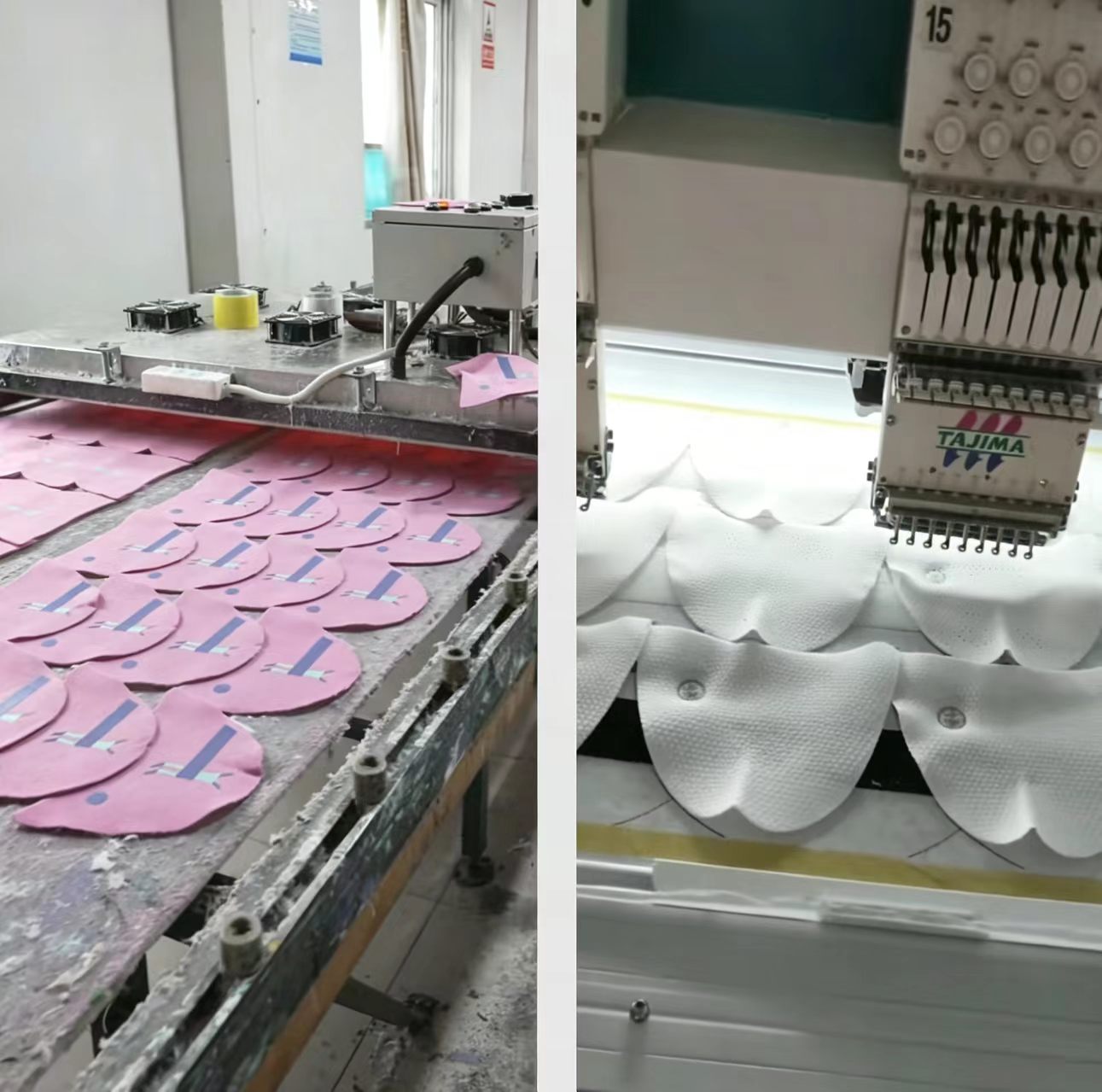 custom logo printing process for disposable slippers