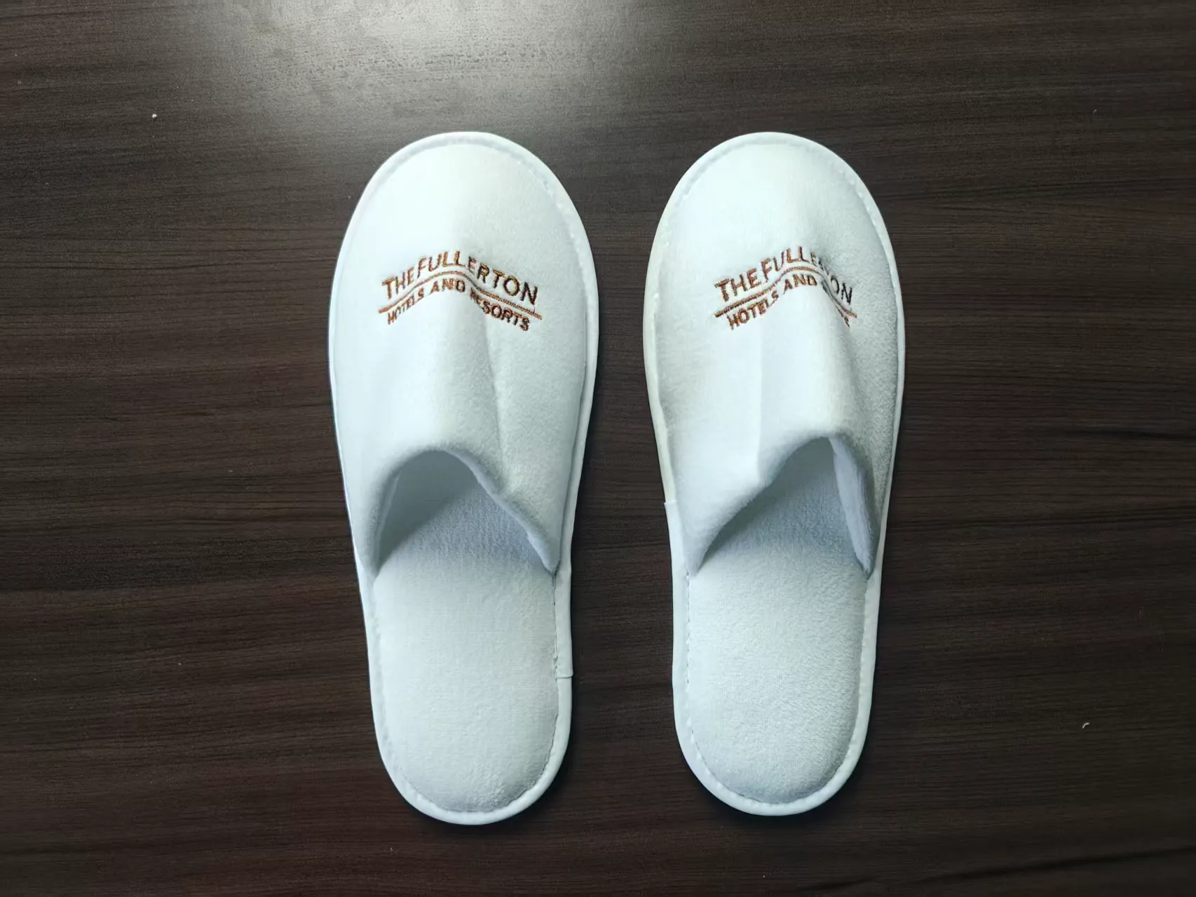 custom packaging logo disposable slippers USA individual wrapped